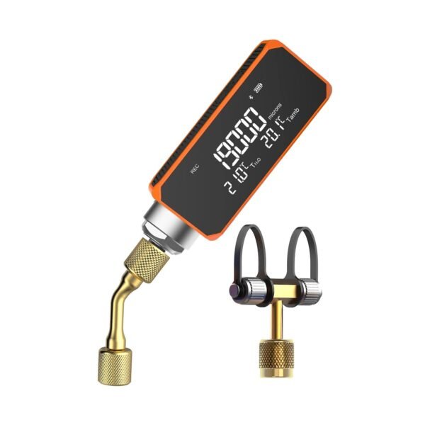 Elitech VGW-mini Wireless Micron Gauge 1~19,000 Microns, Digital Vacuum Gauge for HVAC and automotive 1/4" SAE