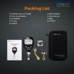 Elitech VGW-760Pro Full-Range Micron Gauge, Wireless Digital Vacuum Gauge with Adaptor Pressure Tester Meter HVAC, Alarms via APP, Offline Recording, 1/4" SAE - Image 6