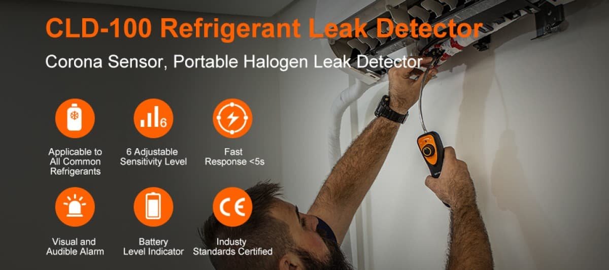 Elitech CLD-100 Refrigerant Leak Detector Fuction-Elitech UK