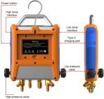 Elitech EMG-40V Intelligent 4 Valves Digital Refrigeration Heat Pump Manifold with 5” Smart Touch Screen - Image 5